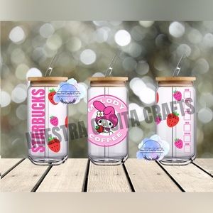 Melody Starbies glass cup ❤️